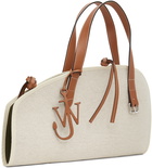 JW Anderson Beige Canvas Carrier Bag