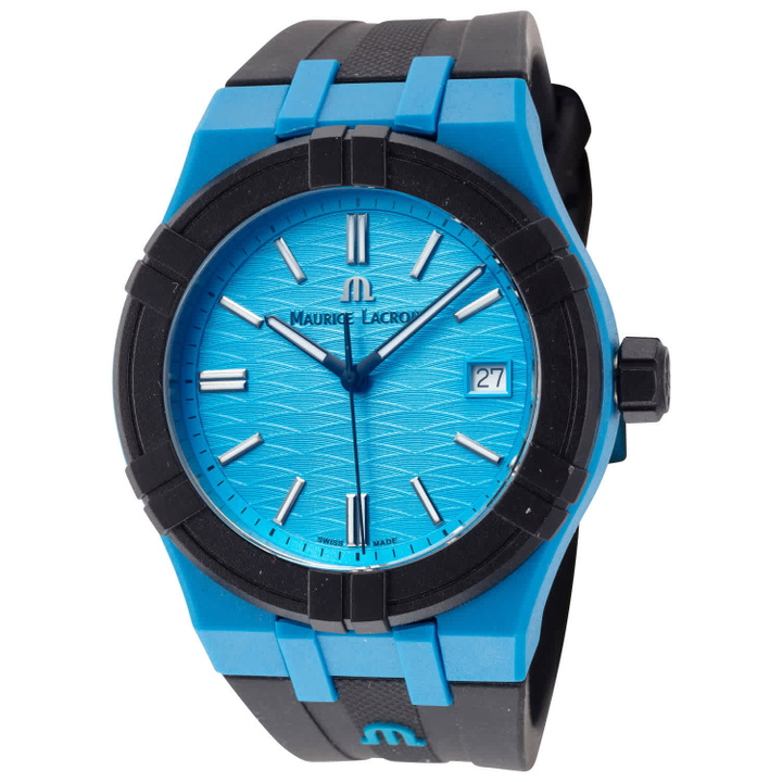 Photo: Maurice Lacroix Aikon Tide Quartz Blue Dial Mens Watch AI2008-80080-300-0