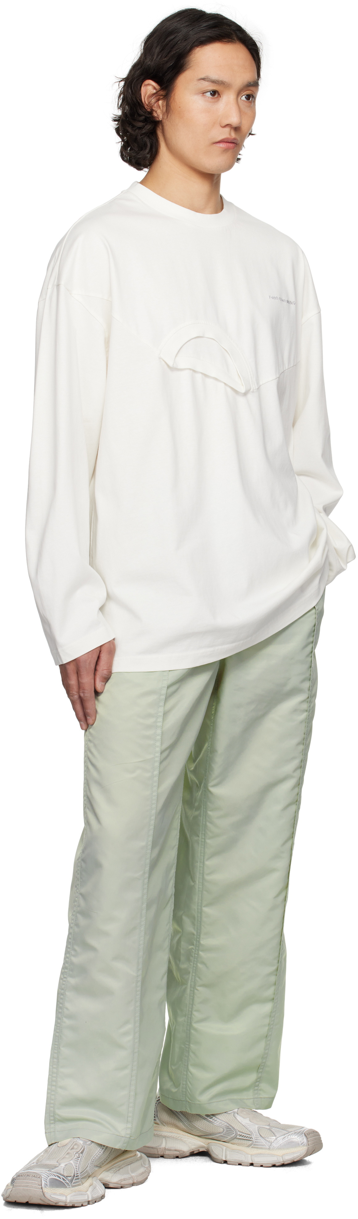 Feng Chen Wang White Oversized 2in1 T-shirt