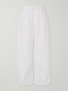 Amomento - Cotton Wide-Leg Trousers - White