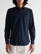 Incotex - Slim-Fit Cotton-Corduroy Shirt - Blue