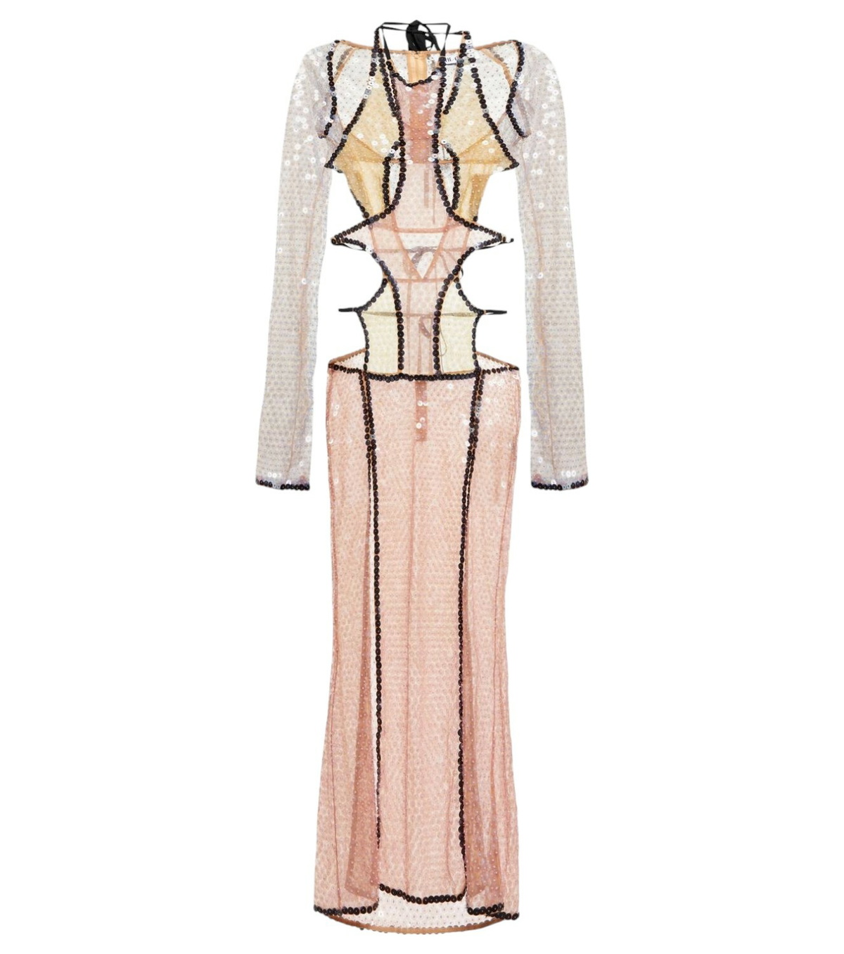 The Attico Purple Melva Maxi Dress The Attico