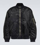 Sacai - x Eric Haze printed bomber jacket