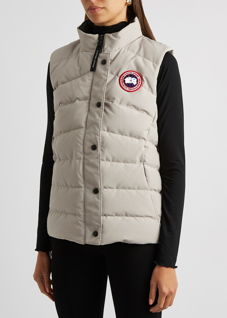 Canada Goose Freestyle Quilted Arctic-tech Shell Gilet Light Grey