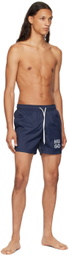 Hugo Navy Drawstring Swim Shorts