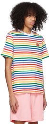 Casablanca Multicolor Striped T-Shirt