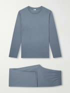Zimmerli - Sea Island Cotton-Jersey Pyjama Set - Blue