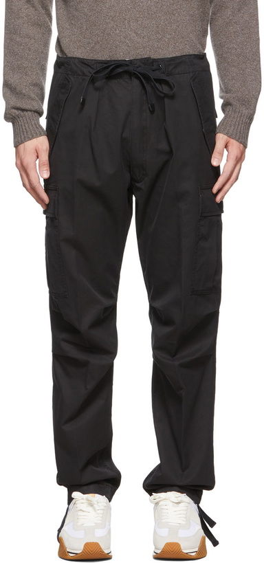 Photo: TOM FORD Black Cotton Pants