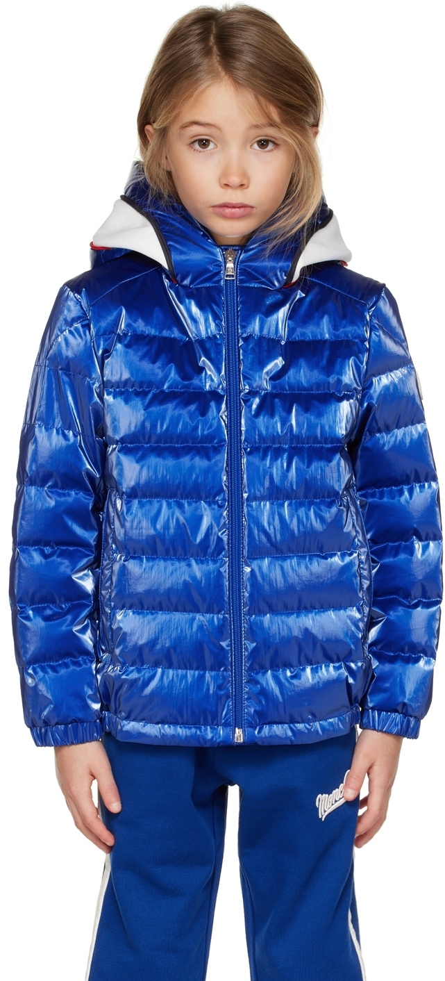Moncler Enfant Kids Blue Akinari Down Jacket