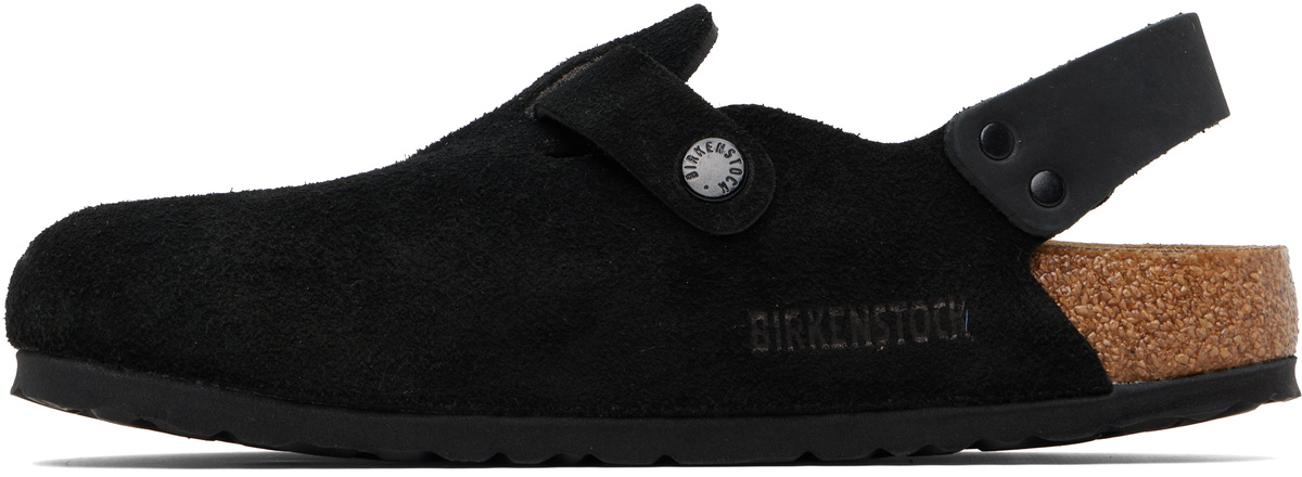 Birkenstock Black Regular Tokio Slip-on Loafers