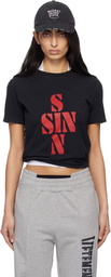 VETEMENTS Black Sins Fitted T-shirt