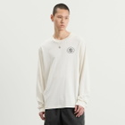 END. Leisure Long Sleeve T-Shirt in Smoke White