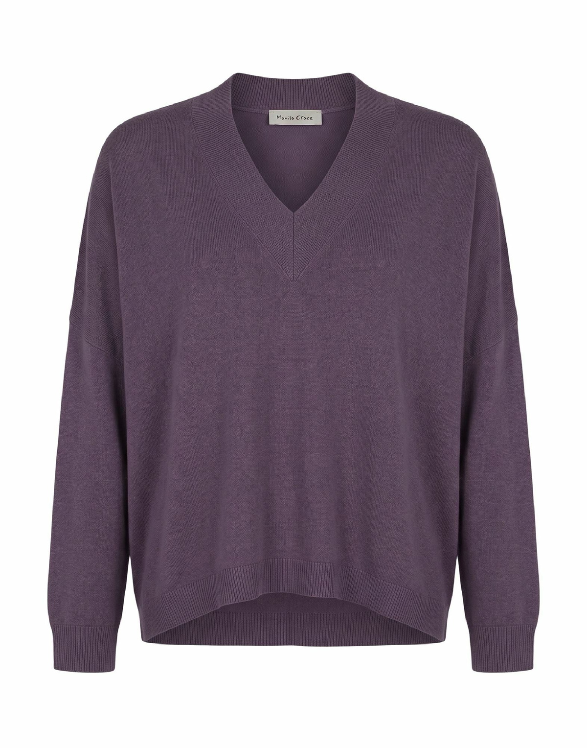 Manila Grace Womens Sweater Lilac
