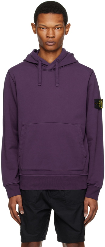 Photo: Stone Island Purple Patch Hoodie