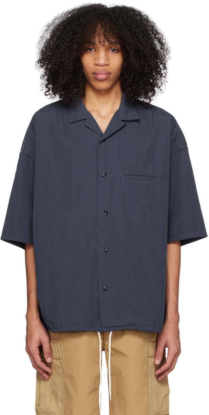 nanamica Navy Wind Shirt Nanamica