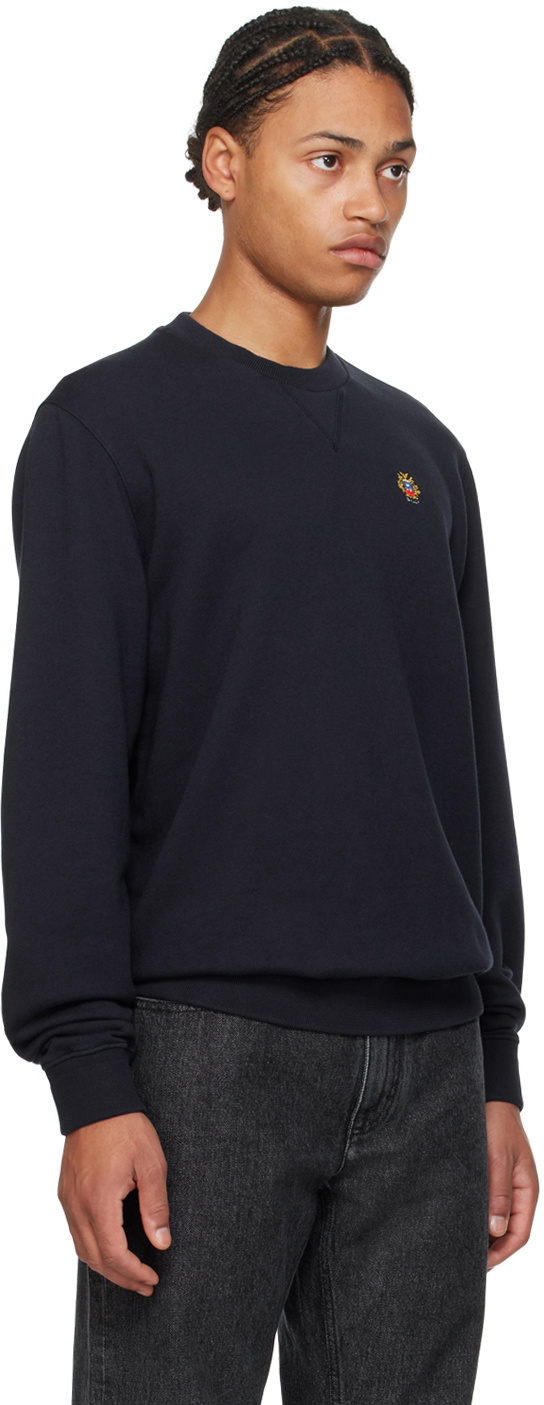 Bally Navy Adrien Brody Edition Embroidered-Logo Sweatshirt