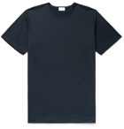 HANDVAERK - Pima Cotton-Jersey T-Shirt - Blue