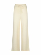 MC2 Saint Barth Woman Off-white Cashmere Blend Palazzo Pants