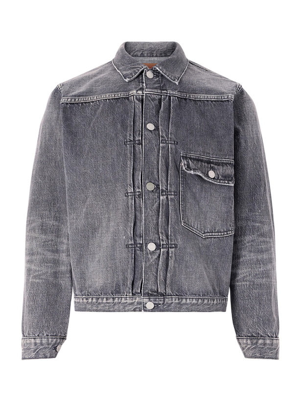 Photo: FULLCOUNT - Type 1 Dartford Selvedge Denim Jacket - Gray