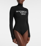 Givenchy Logo ribbed-knit bodysuit