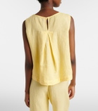 Velvet Maxine linen top