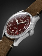 Oris - Big Crown Pointer Date Automatic 40mm Stainless Steel and Leather Watch, Ref. No. 01 754 7741 4068-07 5 20 50