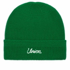 Union LA Men's Script Watch Beanie in Green 