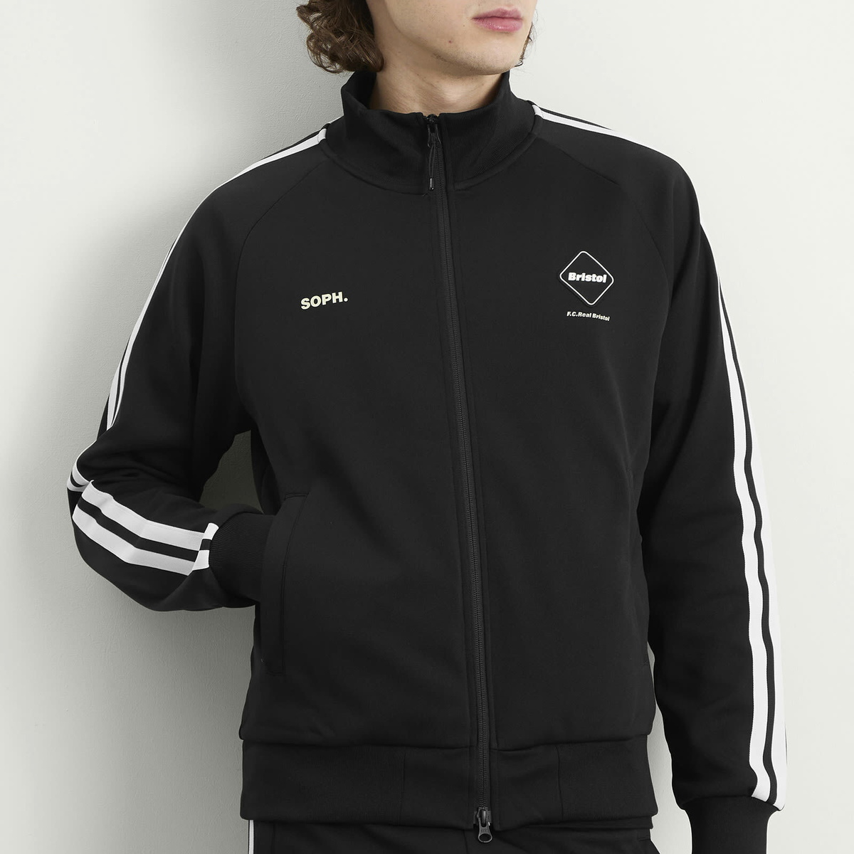 F.C. Real Bristol Men's Training Track Jacket in Black