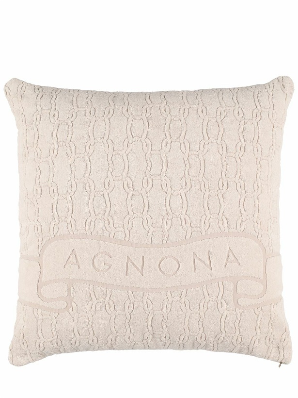 Photo: AGNONA - Logo Cushion