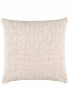 AGNONA - Logo Cushion