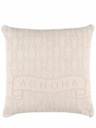 AGNONA - Logo Cushion