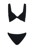 Hunza G Juno Seersucker Bikini - Black - One Size