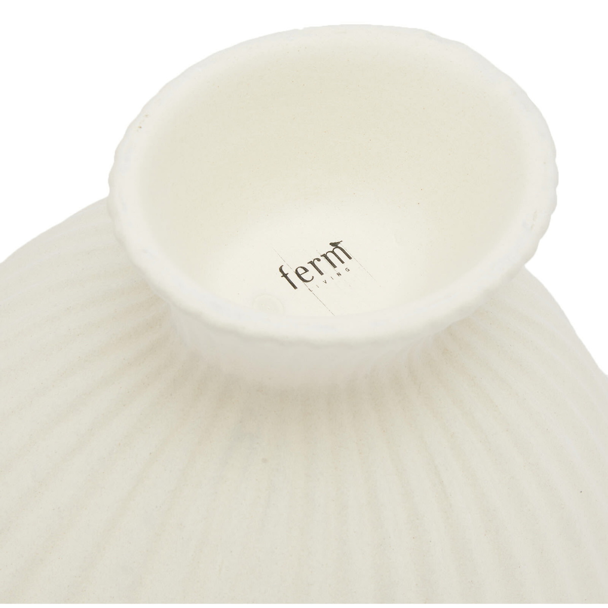 ferm LIVING Fountain Bowl - Small in Off-White 