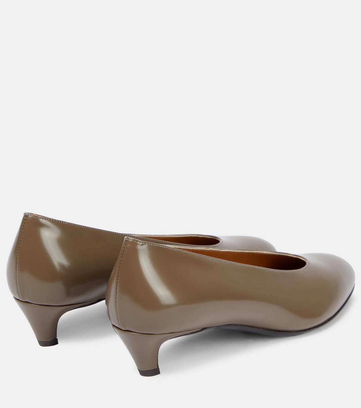 The Row New Almond leather pumps The Row