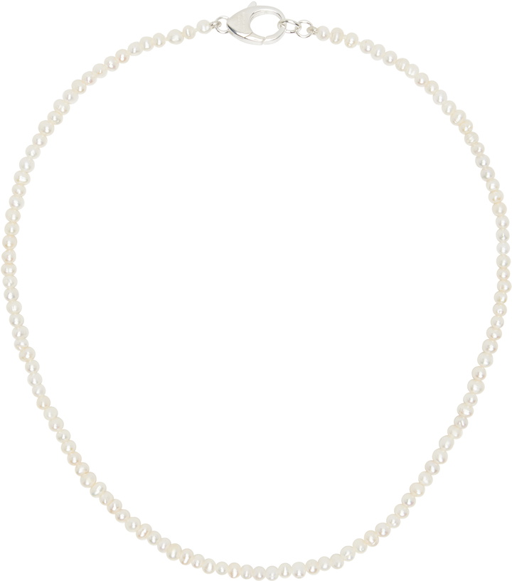 Photo: Hatton Labs White Pearl Chain S Necklace