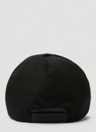 Embroidered Baseball Cap in Black