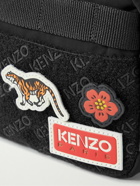 KENZO - Appliquéd Webbing-Trimmed Tech-Twill Messenger Bag
