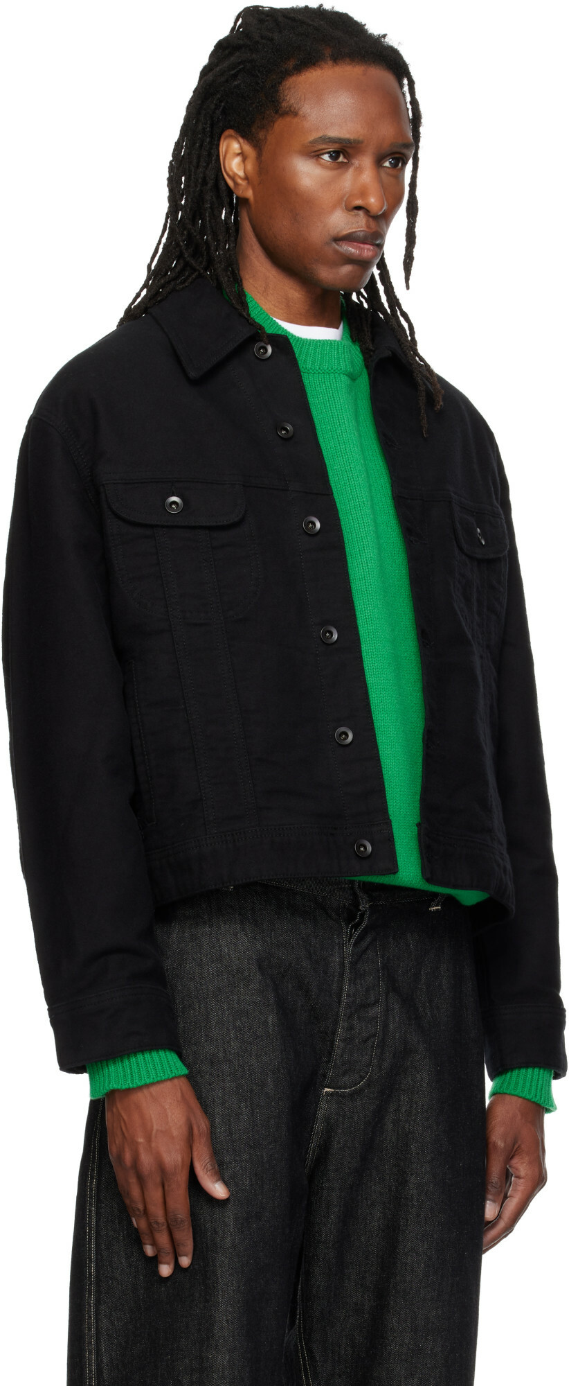 Studio Nicholson Black Cropped Jacket