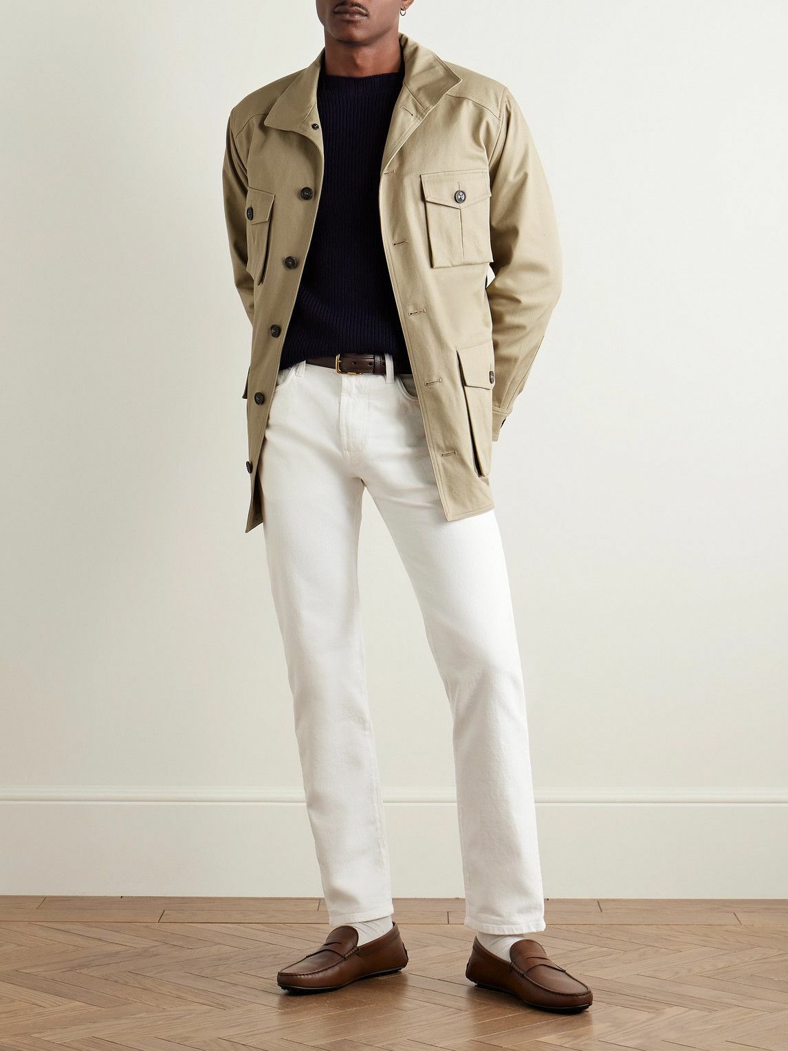 Purdey - Roxburgh Cotton-Twill Jacket - Neutrals