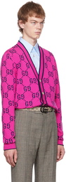 Gucci Pink GG Cardigan