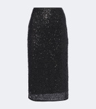SIR Cassia sequined midi skirt