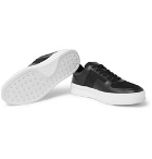 Tod's - Cassetta Leather and Mesh Sneakers - Black