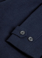 Les Deux Michael Wool-blend Coat Navy