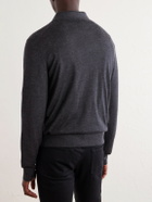 TOM FORD - Cashmere and Silk-Polo Shirt - Gray