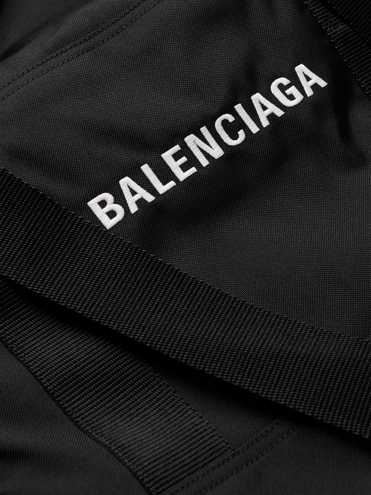 Balenciaga - Convertible Canvas Gym Bag Jacket - Black Balenciaga