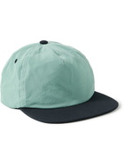 A.P.C. - Logo-Embroidered Cotton-Poplin and Canvas Baseball Cap - Green