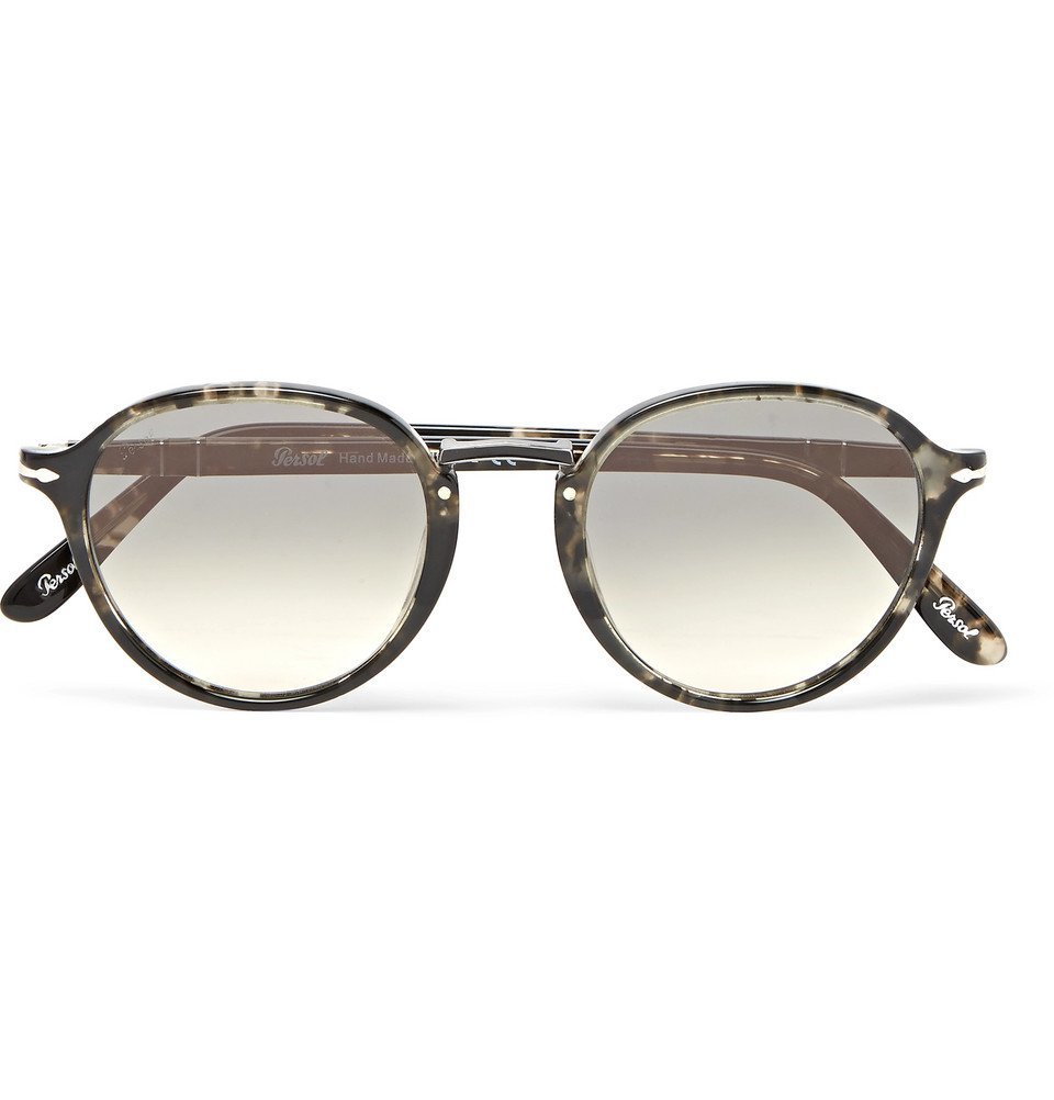 Persol - Round-Frame Tortoiseshell Acetate Sunglasses - Men - Tortoiseshell