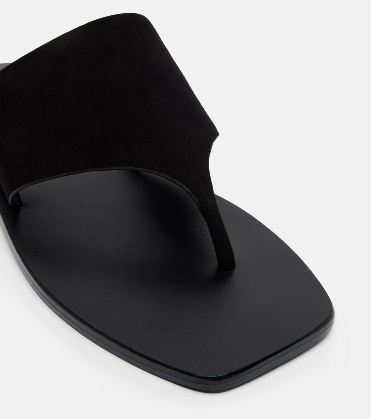 A.Emery Paton suede thong sandals