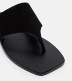 A.Emery Paton suede thong sandals