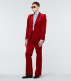 Gucci - Cotton-blend velvet jacket